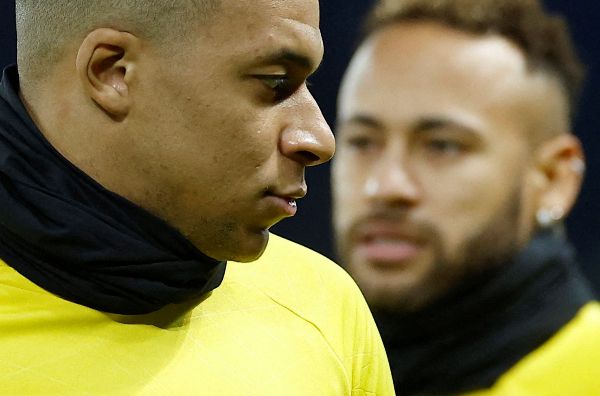 킬리안 음바페의 부진이 길어지며 선수단 내 불화가 발생했다는 주장이 제기됐다. /사진=로이터