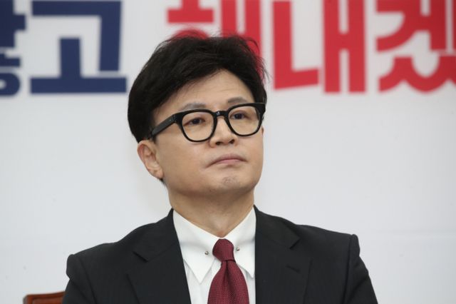 한동훈 국민의힘 대표가 9일 SNS를 통해 더불어민주당의 장외집회를 비판했다. / 사진=뉴스1 이광호 기자 /사진=(서울=뉴스1) 이광호 기자