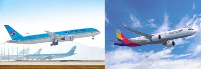 대한항공이 아시아나항공 지분 인수를 완료하며 기업결합 절차를 4년 만에 마무리했다. /사진=대한항공, 아시아나항공