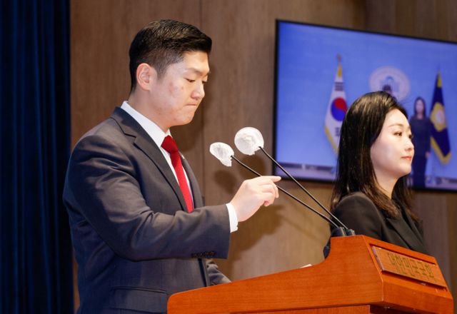 김재섭 국민의힘 의원이 대한민국 헌법 질서를 바로 세우기 위해 윤석열 대통령을 탄핵하고자 한다고 밝혔다. 사진은 김재섭 국민의힘 의원. /사진=뉴스1