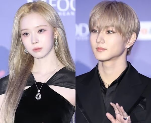 걸그룹 에스파 윈터와 보이그룹 엔하이픈 정원이 열애설을 부인했다. 사진은 에스파 윈터와 엔하이픈 정원의 모습. /사진=뉴스1