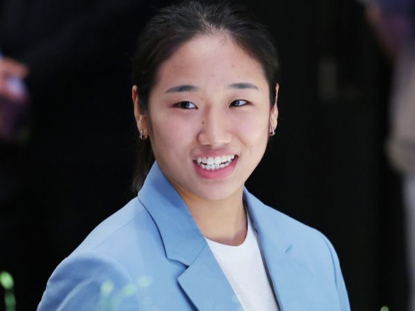 대한배드민턴협회의 대표팀 운영에 관해 작심 발언을 쏟아냈던 안세영이 당시 속마음을 전했다. 사진은 2024 파리올림픽 여자 배드민턴 단식 금메달리스트 안세영이 22일 서울 한 호텔에서 열린 2024 파리올림픽 선수단 격려 행사에 참석하는 모습. /사진=뉴시스