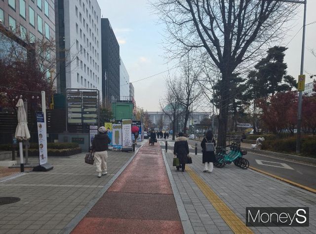 탄핵 집회가 끝난 16일 오후 한산한 국회 앞 거리의 모습./사진=김이재 기자