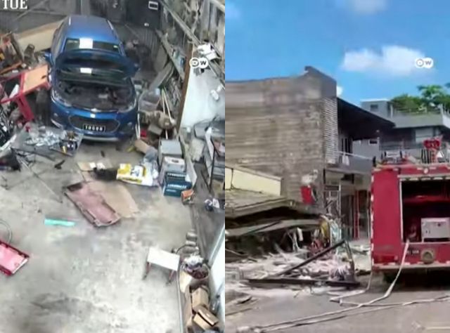 남태평양 섬나라 바누아투에서 규모 7.3의 지진이 발생했다. 사진은 바누아투 지진 피해 모습. /사진=도이치벨레 영상 캡처