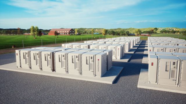 LG에너지솔루션 전력망용 ESS 배터리 컨테이너 제품. /사진=LG에너지솔루션