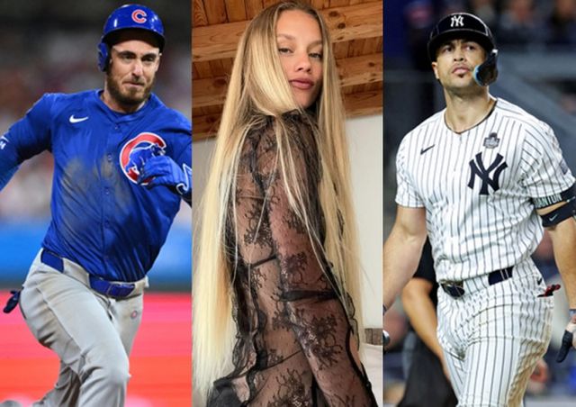 코디 벨린저(29)가 트레이드로 뉴욕 양키스에 합류하면서 새 팀과 묘한 인연이 화제다. 사진은 코디 벨린저, 체이스 카터, 지안카를로 스탠튼(왼쪽부터) 모습. /사진=로이터, 인스타그램 캡쳐