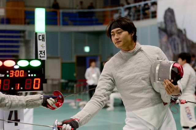 오상욱이 뒤늦은 나이에 포경수술한 일화를 공개했다. 사진은 제105회 전국체육대회 모습. /사진=뉴시스