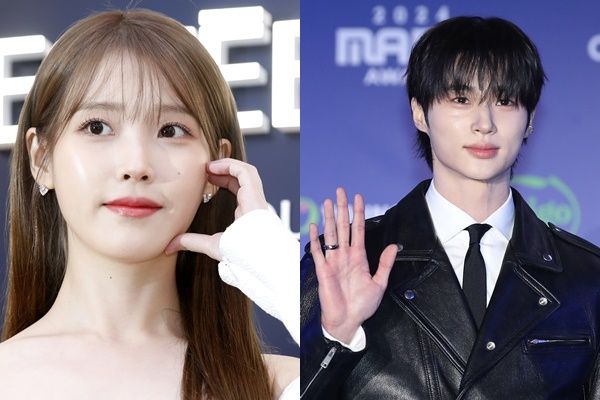 배우 겸 가수 아이유와 배우 변우석이 MBC 새 드라마 '21세기 대군 부인'(가제, 극본 유아인, 기획 강대선)에 출연해 로맨스 케미를 선보일 예정이다. 사진은 (왼쪽) 아이유가 지난 2월1일 서울 성수동에서 진행된 한 메이크업 브랜드의 팝업 스토어 오픈 행사에서 포즈를 취한 모습. (오른쪽) 변우석이 지난달 22일 일본 오사카 쿄세라 돔에서 열린 '2024 마마 어워즈' 레드카펫 행사에 참석한 모습. /사진=뉴스1