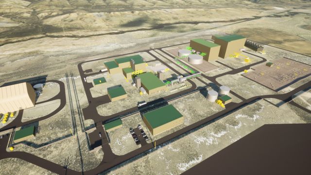 테라파워가 미국 와이오밍주 캐머러시에 345메가와트(MW) 규모로 설치할 4세대 소듐냉각고속로(Sodium Fast Reactor, 이하 SFR) ‘나트륨(Natrium)’의 조감도. /사진=HD현대