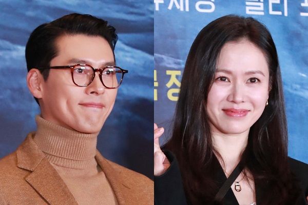 배우 현빈이 술자리에서 손예진과 아들을 언급하며 완벽한 사랑꾼 면모를 뽐냈다. 사진은 지난 19일 서울 CGV용산아이파크몰에서 진행된 영화 '하얼빈' VIP 시사회에 참석한 배우 현빈. /사진=스타뉴스