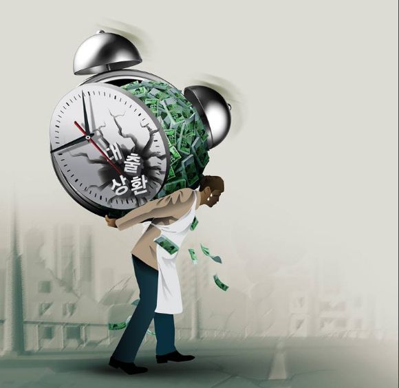 자영업자 중 저소득·저신용 차주 비중이 증가한 것으로 나타났다. 연체율은 취약 자영업자 중심으로 높은 수준을 이어갔다./그래픽=머니S DB