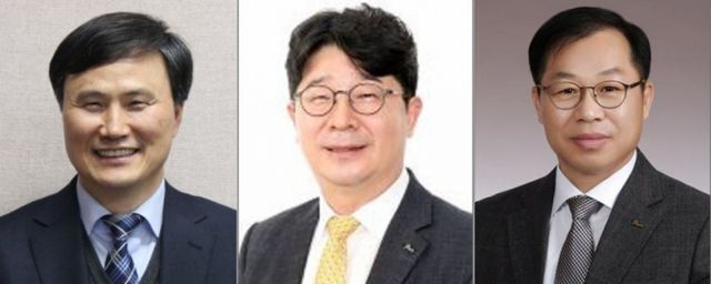 포스코그룹이 2025년 정기 인사에서 왼쪽부터 이희근 포스코 대표, 엄기천 포스코퓨처엠 대표, 정희민 포스코이앤씨 대표를 내정했다. /사진=포스코