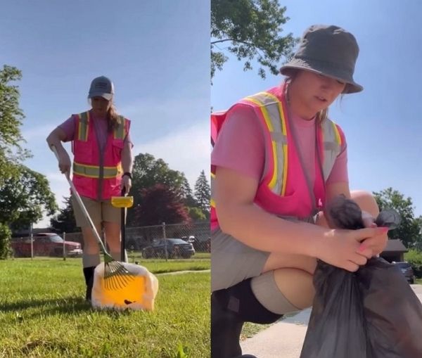 사진은 반려견 배설물 청소 업체 '크루핀스 푸핀 스쿠핀'을 운영하는 에리카 크루핀의 모습. /사진=크루핀스 푸핀 스쿠핀 인스타그램 캡처