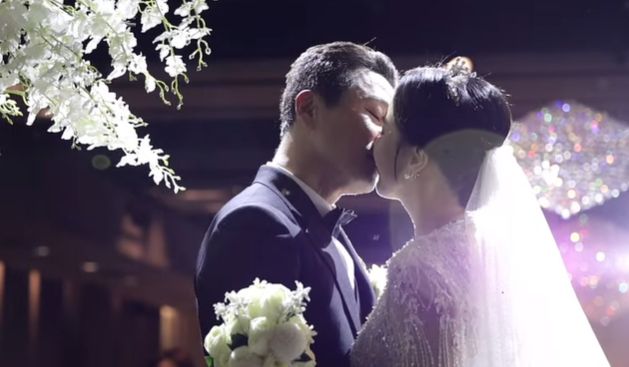 류성현이 지난 주말 18세 연하 여자친구와 결혼식을 올렸다. 사진은 류성현이 인스타그램에 공개한 결혼식 당시 모습. /사진=류성현 인스타그램 캡처