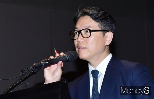 한미사이언스가 임종훈 한미사이언스 대표의 의결권 행사에 대한 입장을 밝혔다. 사진은 지난달 7일 기자회견에 참석한 임 대표. /사진=임한별 기자