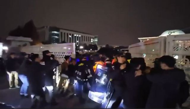 윤석열 대통령이 비상계엄을 선포함에 따라 국회 출입이 전면 통제되고 있다. /사진=독자제공