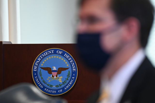 미국 국방부가 북한의 러시아 추가 파병 가능성에 대해 배제할 순 없다고 주장했다. 사진은 미국 국방부 로고. /사진=로이터 