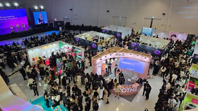 이날 행사에는1000여명 이상의 글로벌 크리에이터가 참여해 K뷰티를 경험했다. /사진=누리하우스