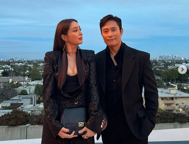 배우 이병헌이 아내 이민정을 위한 적극적인 외조에 나섰다. /사진=이민정 인스타그램 캡쳐