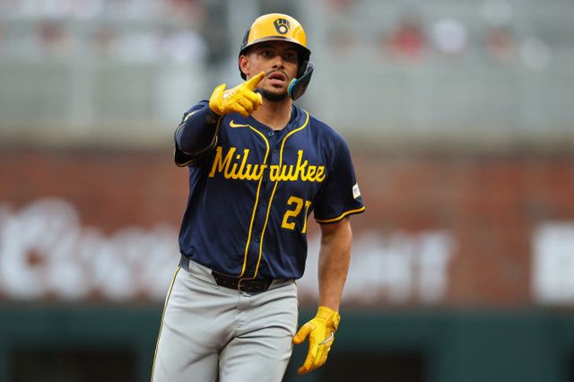 뉴욕 양키스가 후안 소토를 놓칠 경우 윌리 아다메스를 노릴 전망이다. 사진은 올시즌 밀워키 브루어스에서 활약한 윌리 아다메스의 모습. /사진=로이터
