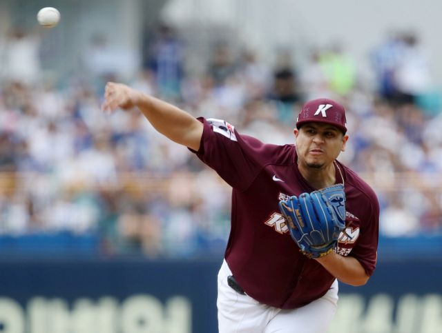 삼성 라이온즈가 키움 히어로즈에서 활약한 아리엘 후라도를 총액 100만달러에 영입했다. 사진은 올시즌 키움 히어로즈에서 활약한 아리엘 후라도의 모습. /사진=뉴스1