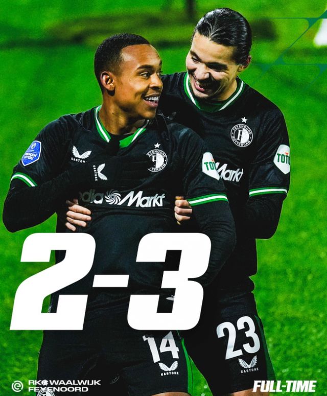 황인범(페예노르트)이 결승골을 어시스트하며 발바이크전 3-2 승리를 이끌었다. /사진=페예노르트 구단 공식 페이스북