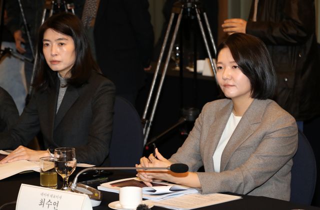 윤석열 대통령의 탄핵 표결이 무산됐지만 탄핵 정국이 장기화됨에 따라 네이버와 카카오는 트래픽 폭증에 대비하며 긴장의 끈을 놓지 않고 있다. 사진은 지난 11월 서울 중구 프레스센터에서 열린 '플랫폼의 상생협력 강화를 위한 플랫폼사 대표 간담회'에서 최수연 네이버 대표(오른쪽)와 정신아 카카오 대표가 유상임 과학기술정보통신부 장관의 발언을 경청하고 있는 모습. /사진=뉴스1