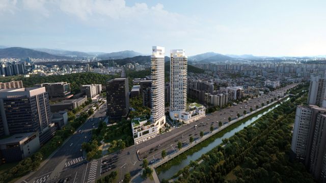 '더 팰리스 73' 외관 /자료 제공=더랜드그룹