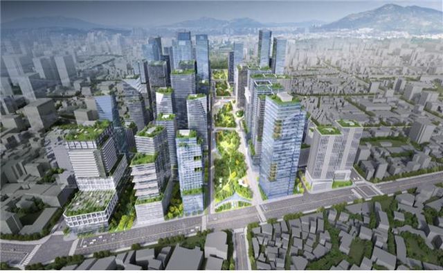 서울시가 지난 19일 열린 제1차 도시재정비위원회에서 세운재정비촉진지구 재정비촉진계획(변경) 결정(안)'을 수정가결했다. 사진은 세운재정비촉진지구 재정비 조감도. /사진=서울시