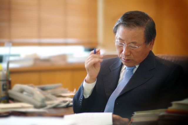 재계 존경을 받던 조석래 효성그룹 명예회장(사진)의 생전 주요 어록이 주목된다. /사진=효성그룹 제공