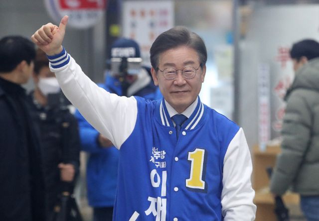 이재명 더불어민주당 대표 겸 상임공동선대위원장(사진)이 원격유세에 나섰다. /사진=뉴스1