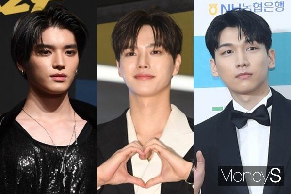 남자 연예인들이 연이어 병역 의무를 수행하기 위해 잠시 팬들의 곁을 떠나게 됐다. 사진은 그룹 NCT 멤버 태용, 배우 송강, 그룹 빅스 멤버 혁. /사진=장동규 기자