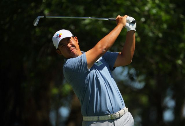 안병훈이 마스터스 토너먼트 3라운드에서 공동 9위에 자리했다. /사진= 로이터