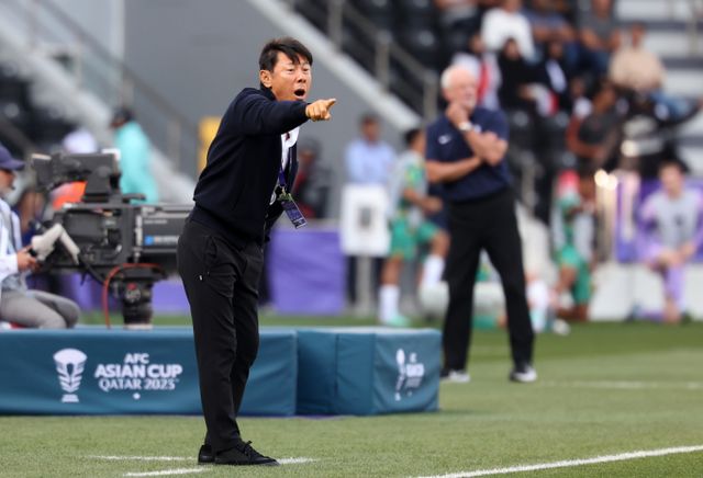 인도네시아가 U-23 아시안컵 첫 경기에서 카타르에 패했다. 사진은 신태용 인도네시아 감독. /사진= 뉴스1