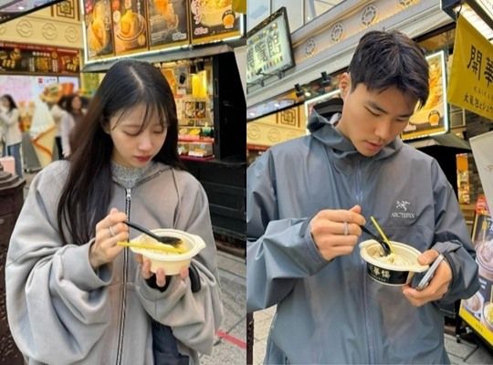 러블리즈 출신 가수 겸 방송인 이미주와 축구선수 송범근의 열애설이 불거졌다. /사진=이미주·송범근 인스타그램