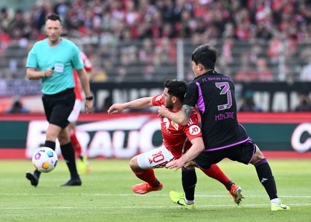 독일프로축구 바이에른 뮌헨 김민재가 우니온 베를린전에 선발 출전해 59분 동안 뛰었다. 사진은 김민재의 경기 모습. /사진= 로이터