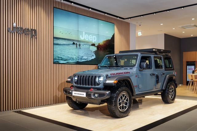 전시장에 전시된 지프 더뉴 2024 랭글러 루비콘 /사진제공=지프