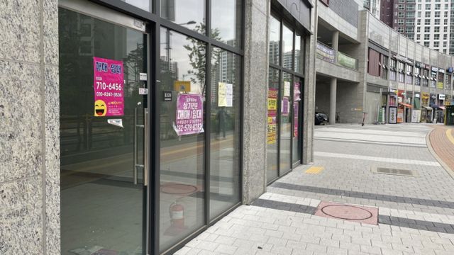 인천광역시 서구 검단신도시 2022년 입주한 아파트 단지 내 상가 /사진=김노향 기자 