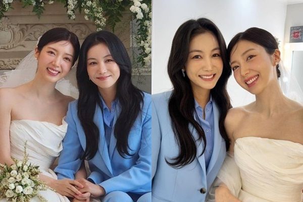 김옥빈이 동생 채서진의 웨딩을 축하했다. /사진=김옥빈 인스타그램