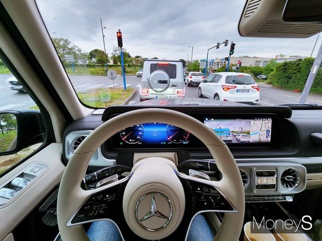 더 뉴 G-클래스 운전석 시야 /사진=박찬규 기자