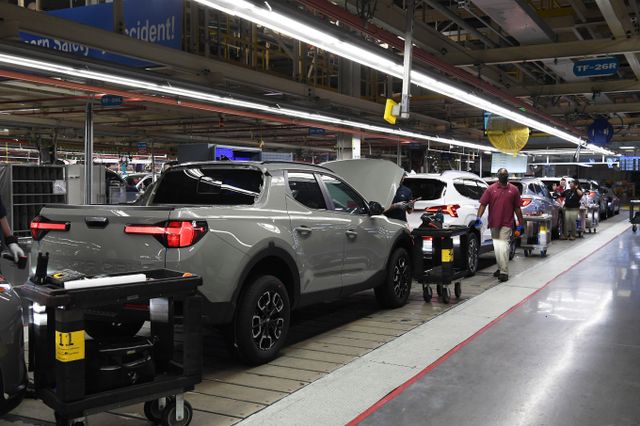 현대차 앨러배마 공장 라인 /사진=현대차