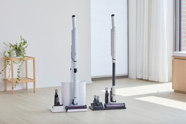 샤크의 초경량 무선 청소기 ‘에보 파워 시스템 네오, 네오+’. / 사진=샤크닌자