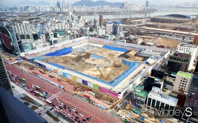 올해 2월 현대차그룹 GBC 건설현장 모습 /사진=박찬규 기자 