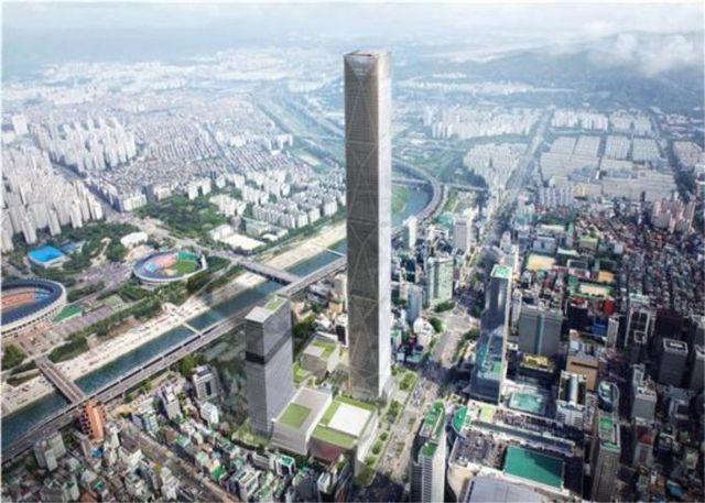 2019년 공개된 현대차 105층 GBC 조감도. /사진=뉴시스DB(서울시 제공) 