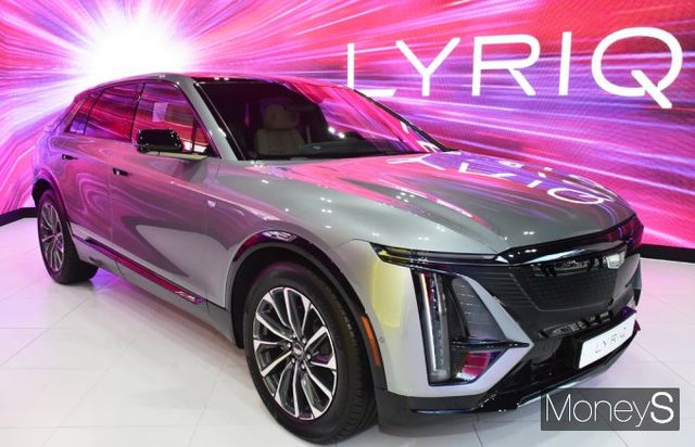 캐딜락 전기차 리릭 /사진=임한별 기자