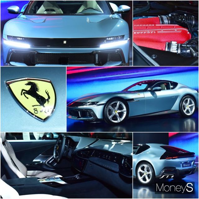 ▲ '페라리 12 칠린드리' 내-외관