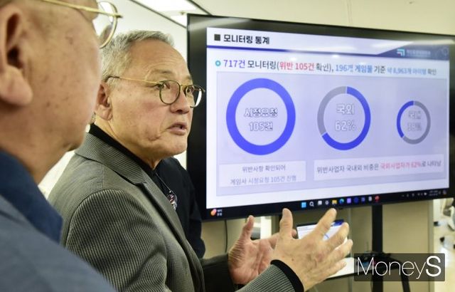 ▲ 국내 국외 모니터링 관련 질의하는 유인촌 문체부 장관