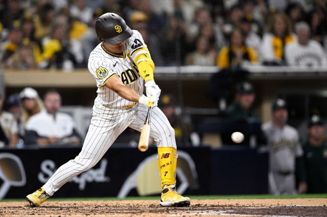 김하성이 MLB 올스타 투표에서 내셔널리그 유격수 부문 6위에 자리했다. /사진= 로이터