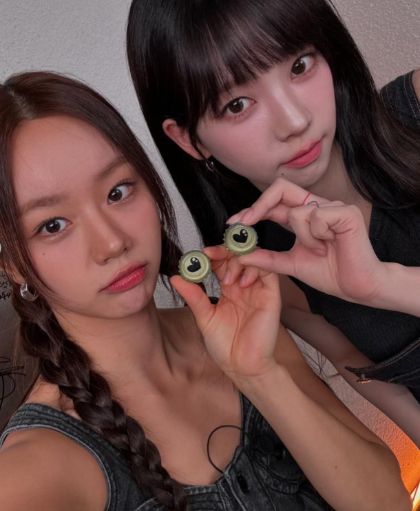 혜리가 카리나와 찍은 사진을 공개했다. /사진=혜리 인스타그램