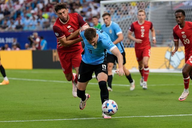 우루과이가 승부차기 끝에 캐나다를 꺾고 코파 아메리카 2024 3위에 자리했다. 사진은 두 팀의 3위 결정전 모습. /사진= 로이터